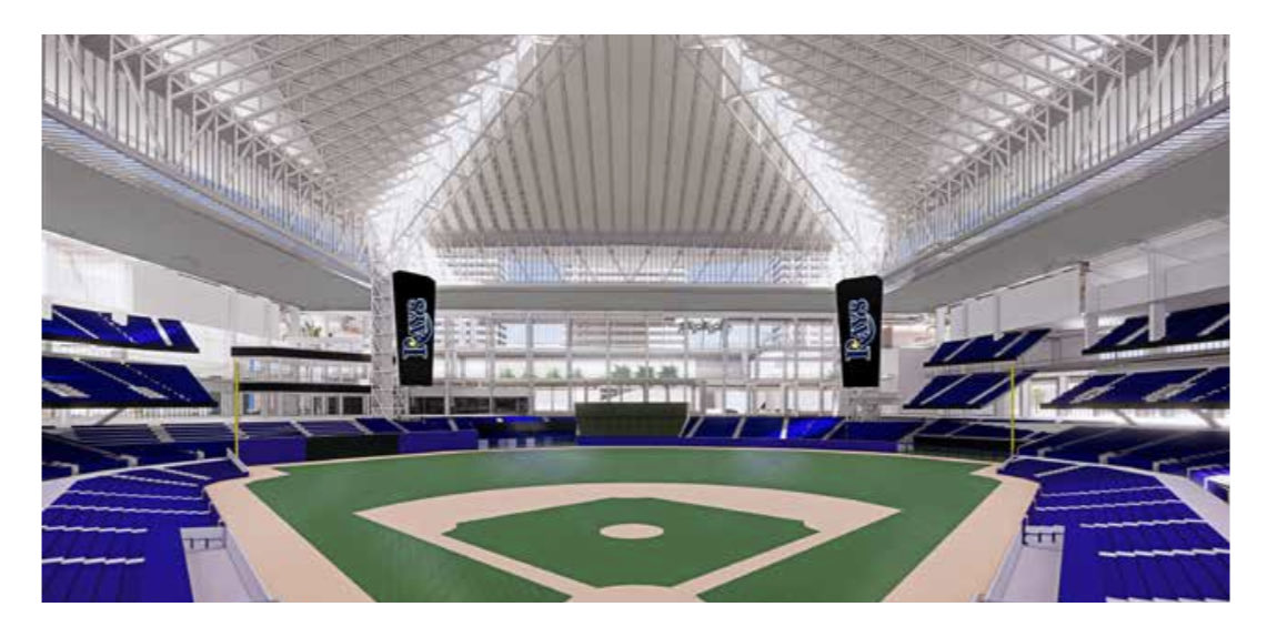 Rays stadium design has insides after all, and they are an engineering nightmare picture